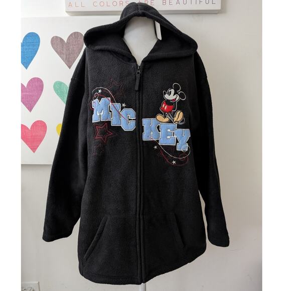 vintage disney mickey nwt plus size hooded zip up fleece - Picture 13 of 13